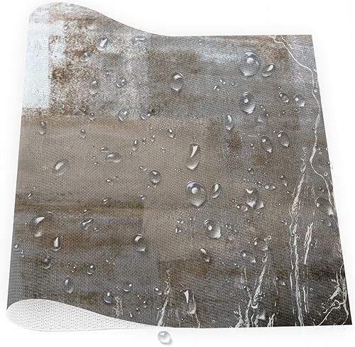 Miniatura 4 de Juego de 4 manteles individuales rectangulares resistentes al calor, diseño de flores negras, rosas, lavables, de plástico, PVC, para mesa de