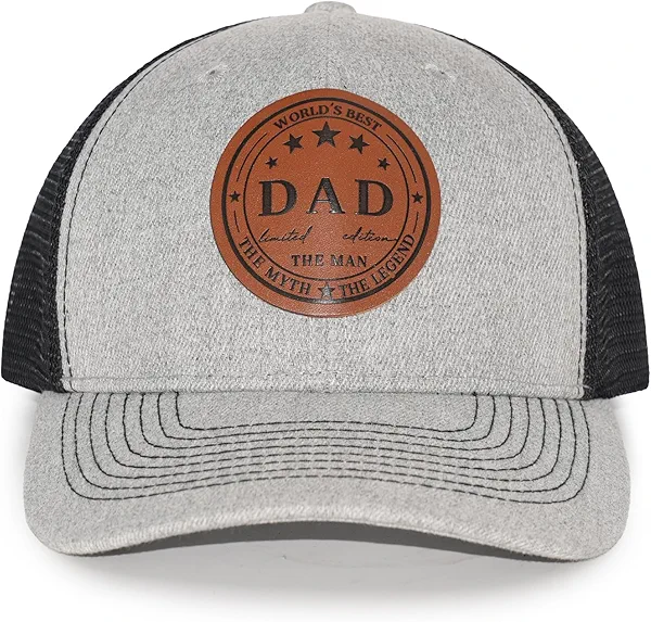 QYJ Dad Hats Baseball Cap for Men Women - Adjustable Trucker Hat Snapback, Mesh Back, for Birthday, Fathers Day