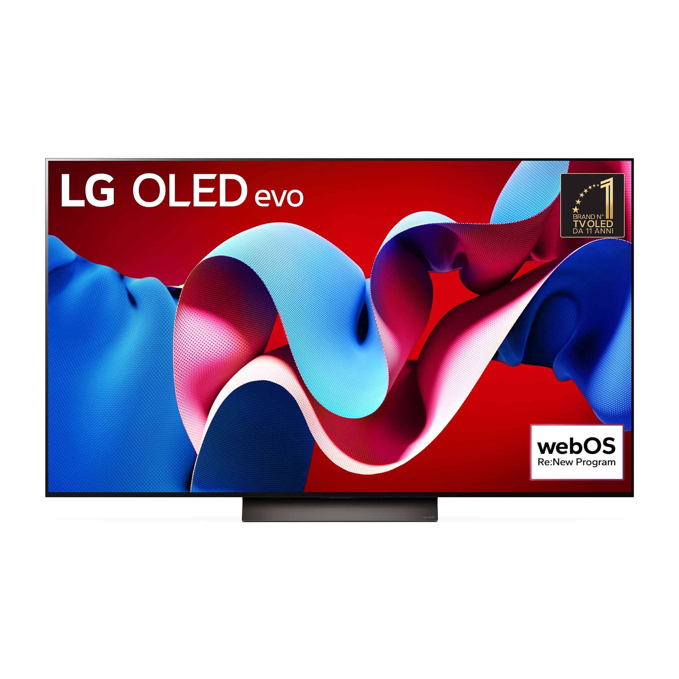 LG OLED evo 77'', Serie C4 2024, OLED77C44LA, Smart TV 4K, Processore α9 Gen7, Brightness Booster, 40W, Dolby Vision, 4 HDMI 2.1 4K@144Hz, GSync, VRR, Alexa, ThinQ AI, webOS 24, Umber Brown 77'' Serie C4 -2024