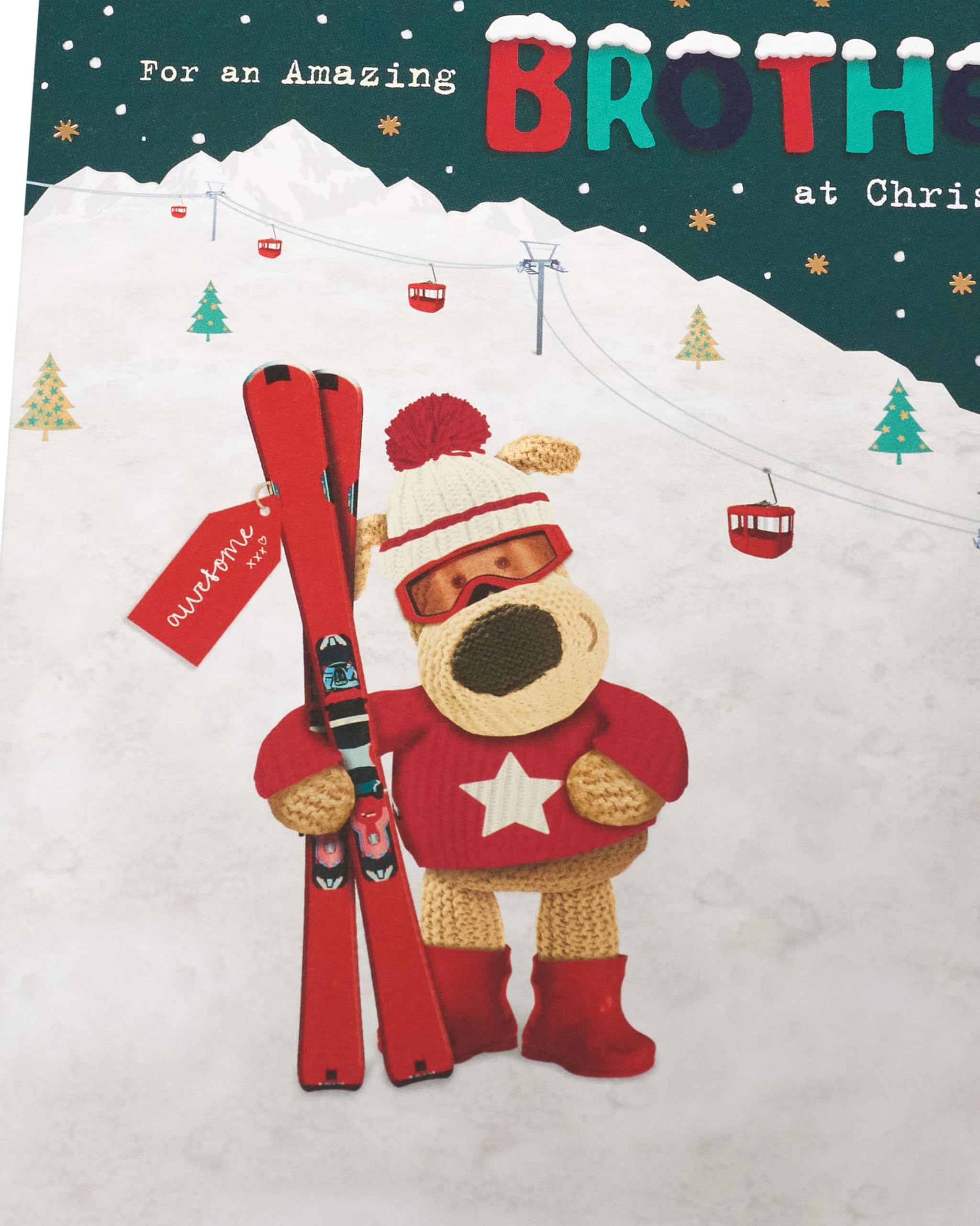 Boofle For An Amazing Brother Cute Christmas Greeting Card - Image 4