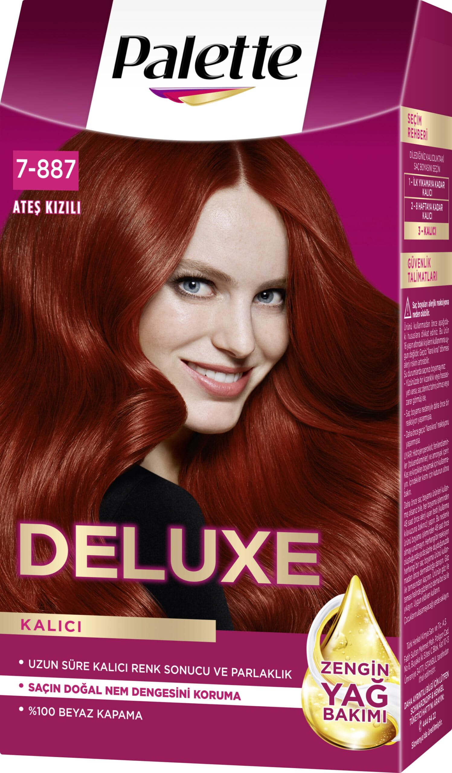 Deluxe Yoğun Renkler 7-887 Ateş Kızılı