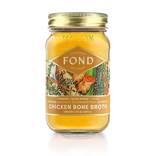 Miniatura 3 de Caldo de hueso de pollo orgánico certificado FOND (caldo de hueso de pollo orgánico ligero líquido, paquete de 4)