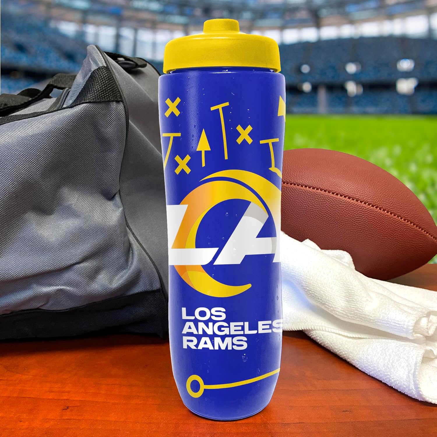 NFL Los Angeles Rams Squeezy Water Bottle - Image 2