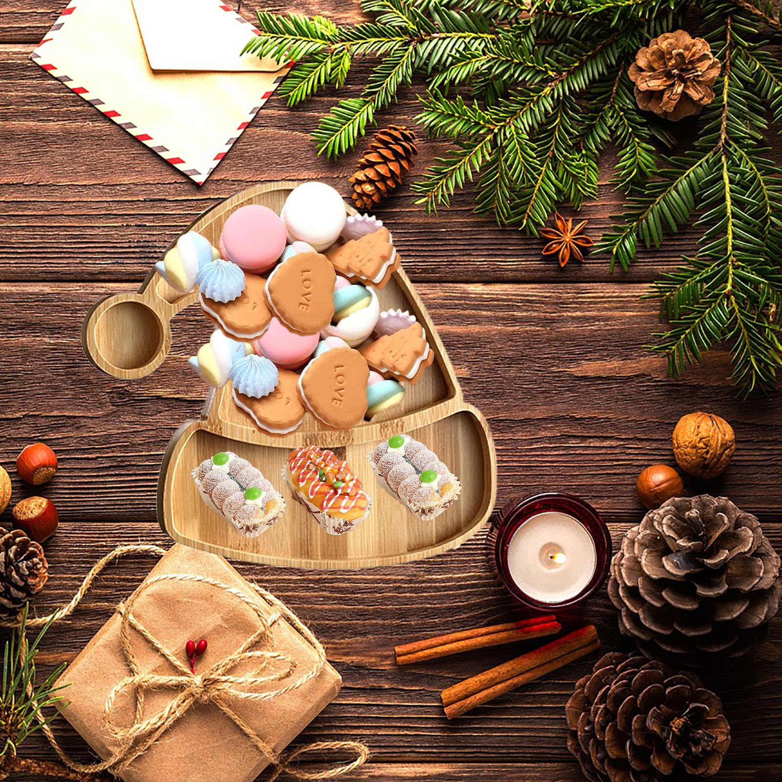 Weihnachtliche Servierplatten,Weihnachtszeit Lebkuc Produktbild-Vorschau 2