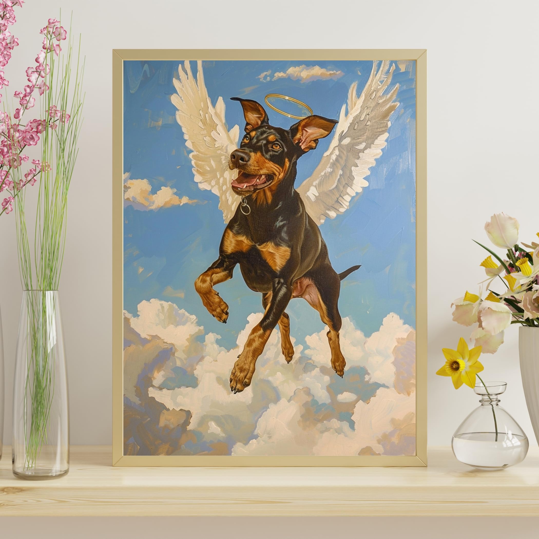 Amazon.com: Angel Doberman Pinscher Jigsaw Puzzle 300/500/1000