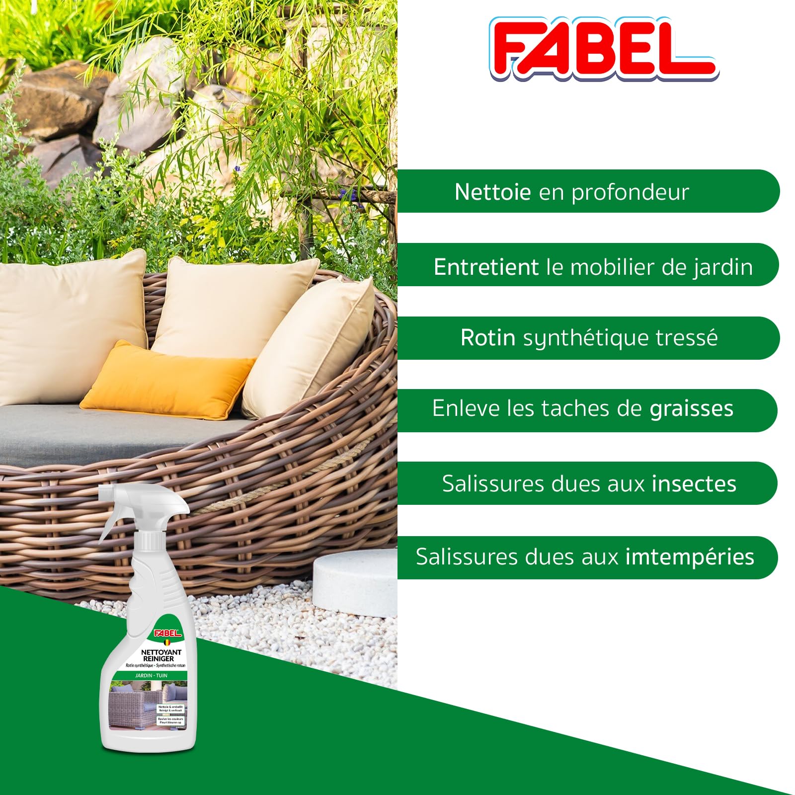 Fabel 42692 Limpiador, Transparente, Sencillo