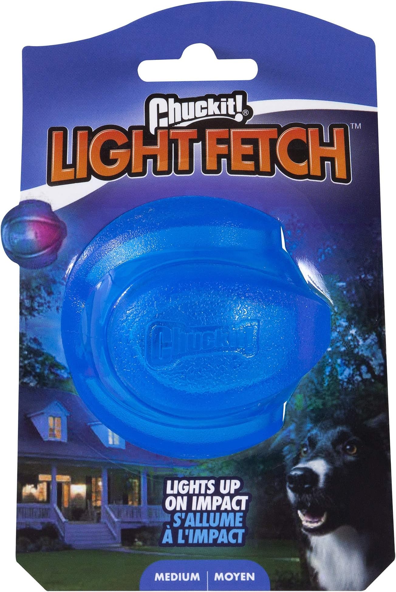 Chuckit! Dog Chuck It Light Fetch Ball Medium, Multi (32044)