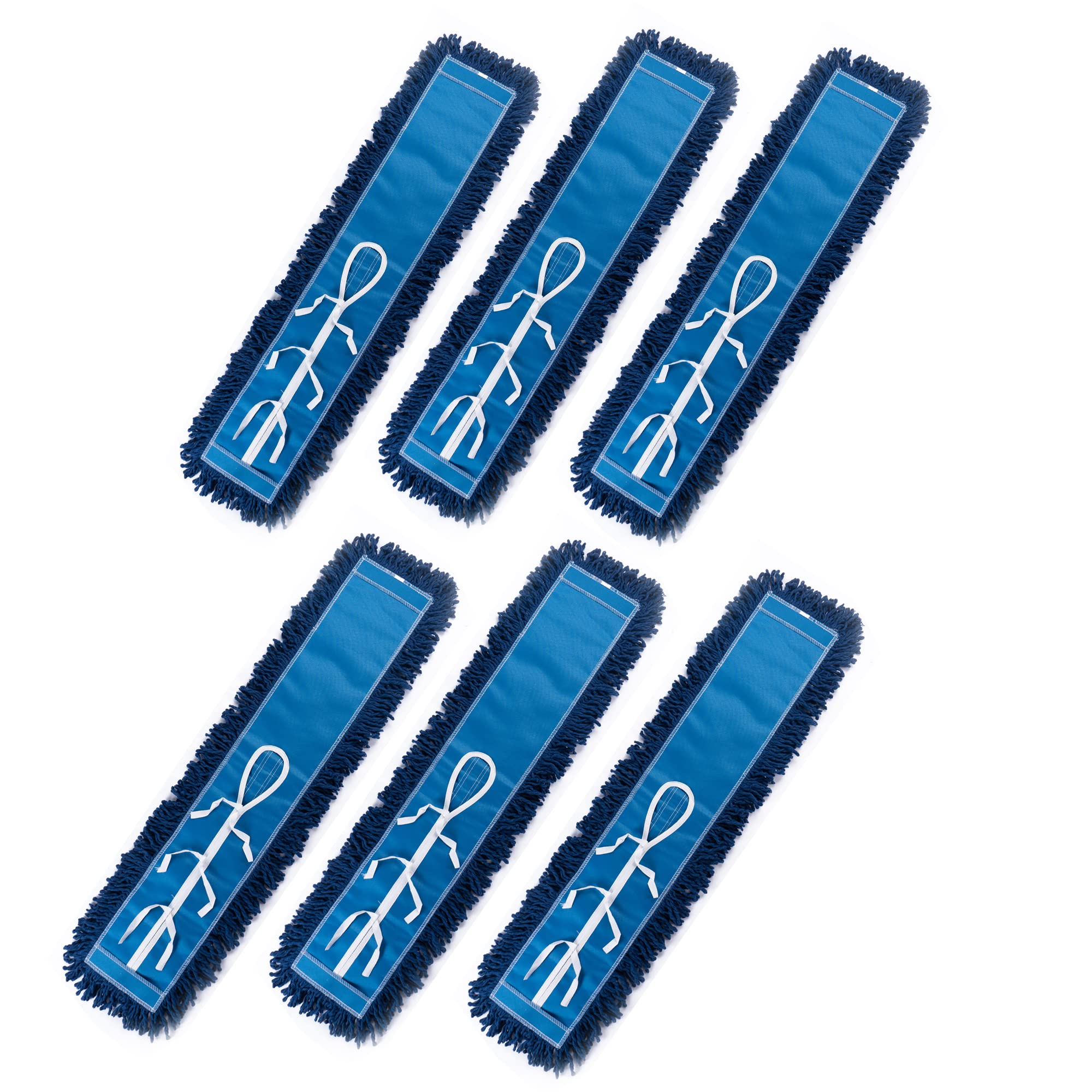 Matthew Cleaning 36'' Industrial Strength Cotton Dust Mop Refill Washable Replacement Heads for Residential & Commercial Use Fit Standard Dust Mop