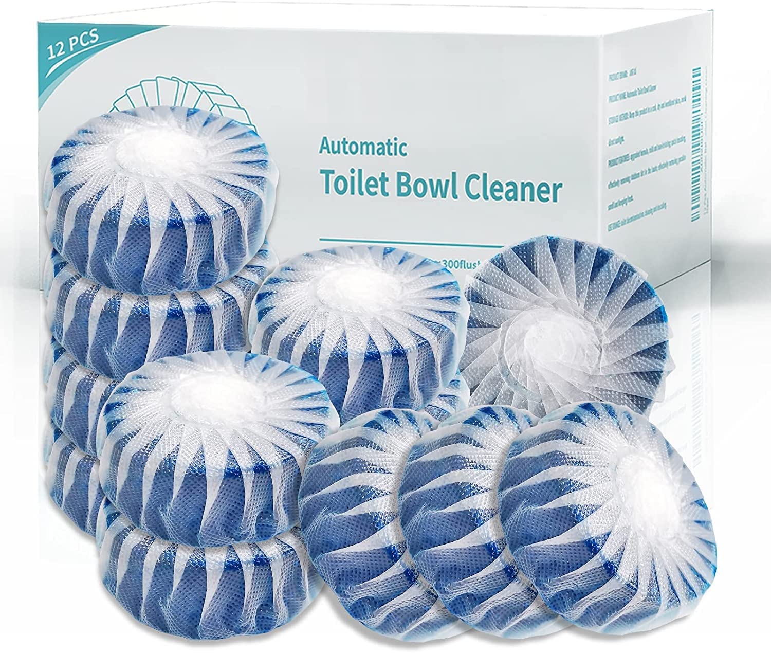 Automatic Toilet Bowl Cleaner Tablets for Descaling & Deodorizing
