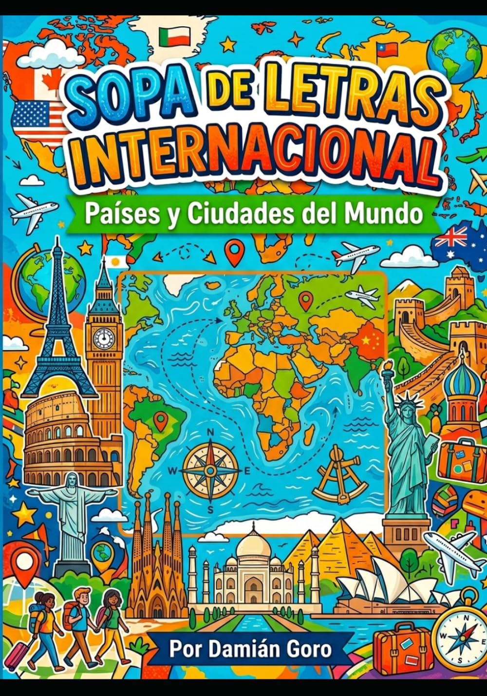 SOPA DE LETRAS INTERNACIONAL: PAISES Y CIUDADES DEL MUNDO