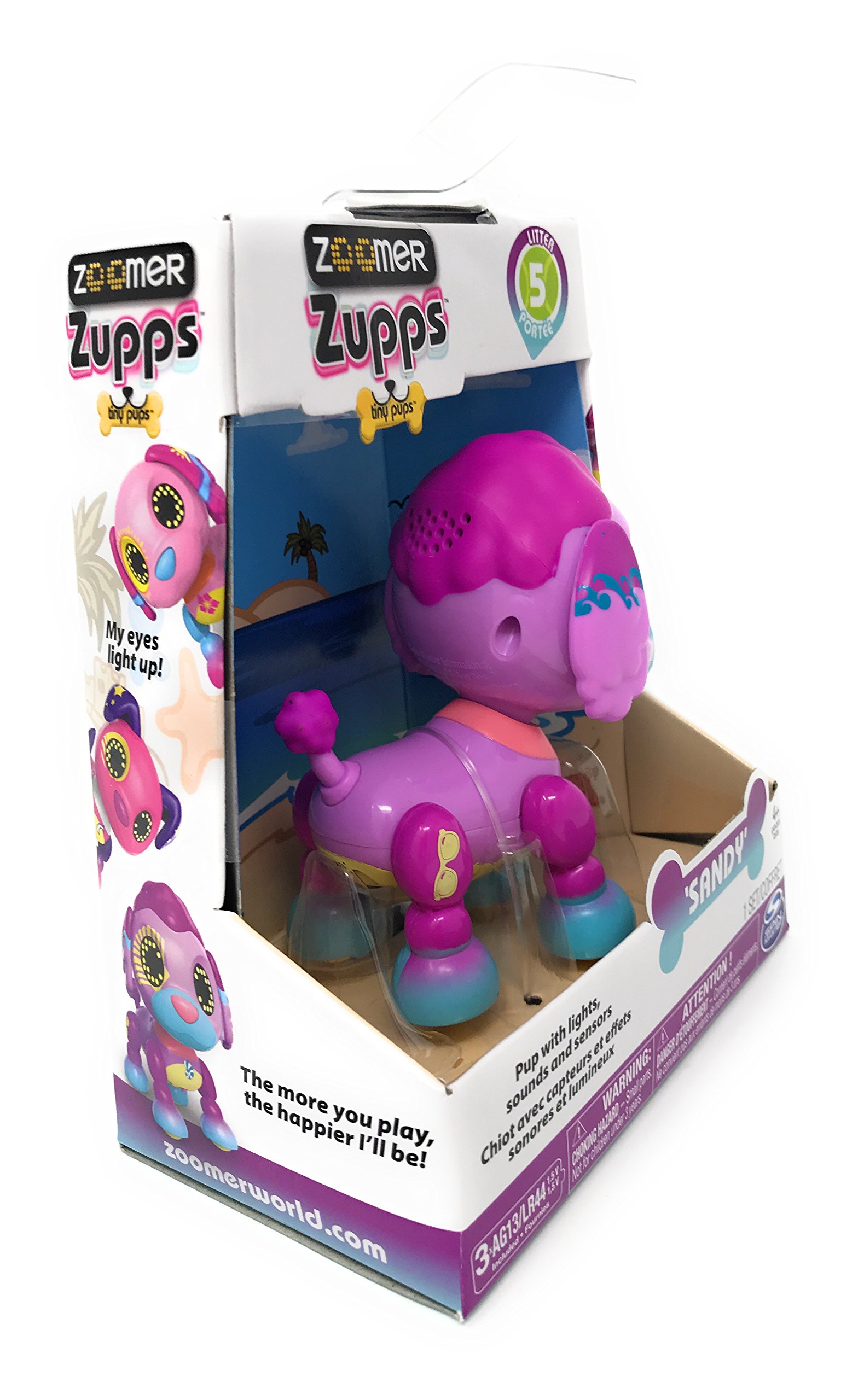 Zoomer Zupps Tiny Pups, Poodle Sandy, Litter 5 - Interactive