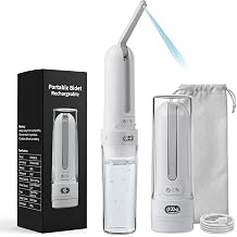 Electric Portable Bidet for Home & Daily Use, Whisper-Quiet Handheld Sprayer with 3 Pressure Modes, 1600mAh USB-C Rechargeable, IPX7 Waterproof White