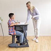 Vista 2 de ECR4Kids Recepción abierta cueva con caja de libros de plástico, muebles de aula, arce/negro