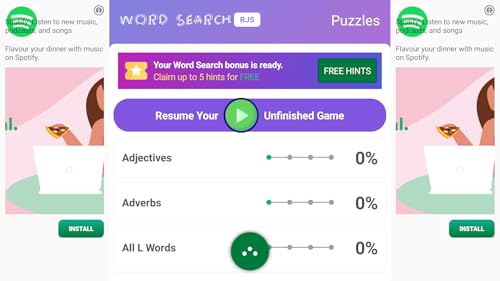 Word Search Puzzle Game