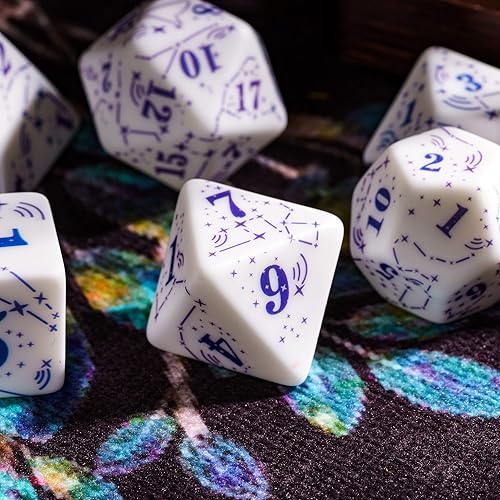 Miniatura 38 de Juego de dados de queso, juego de dados DND poliédricos de resina amarilla para juegos de rol D&D y otros juegos de mesa Dados