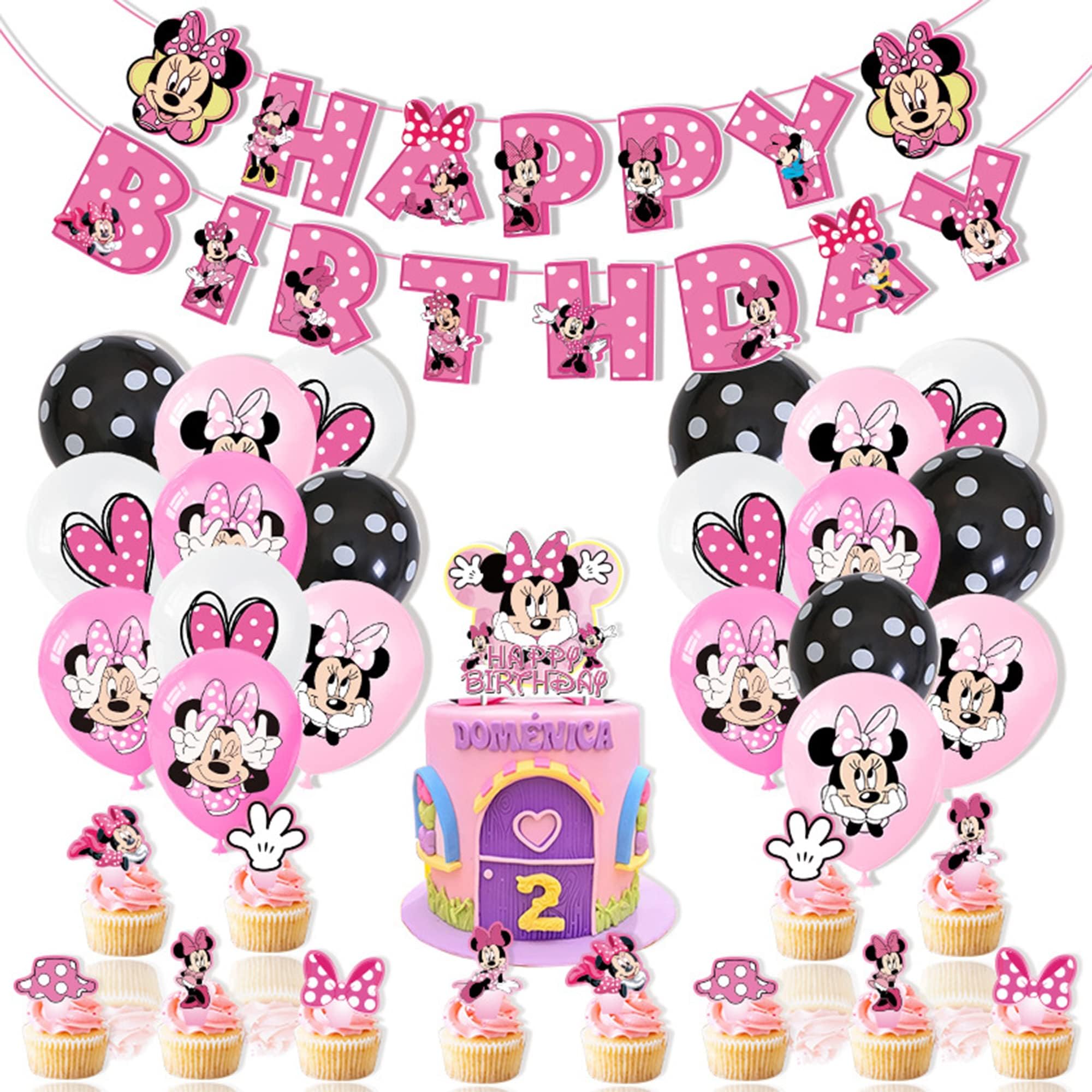 Decoration Party Supplies | Minnie Mouse | Birthday Decoration Party Supplies