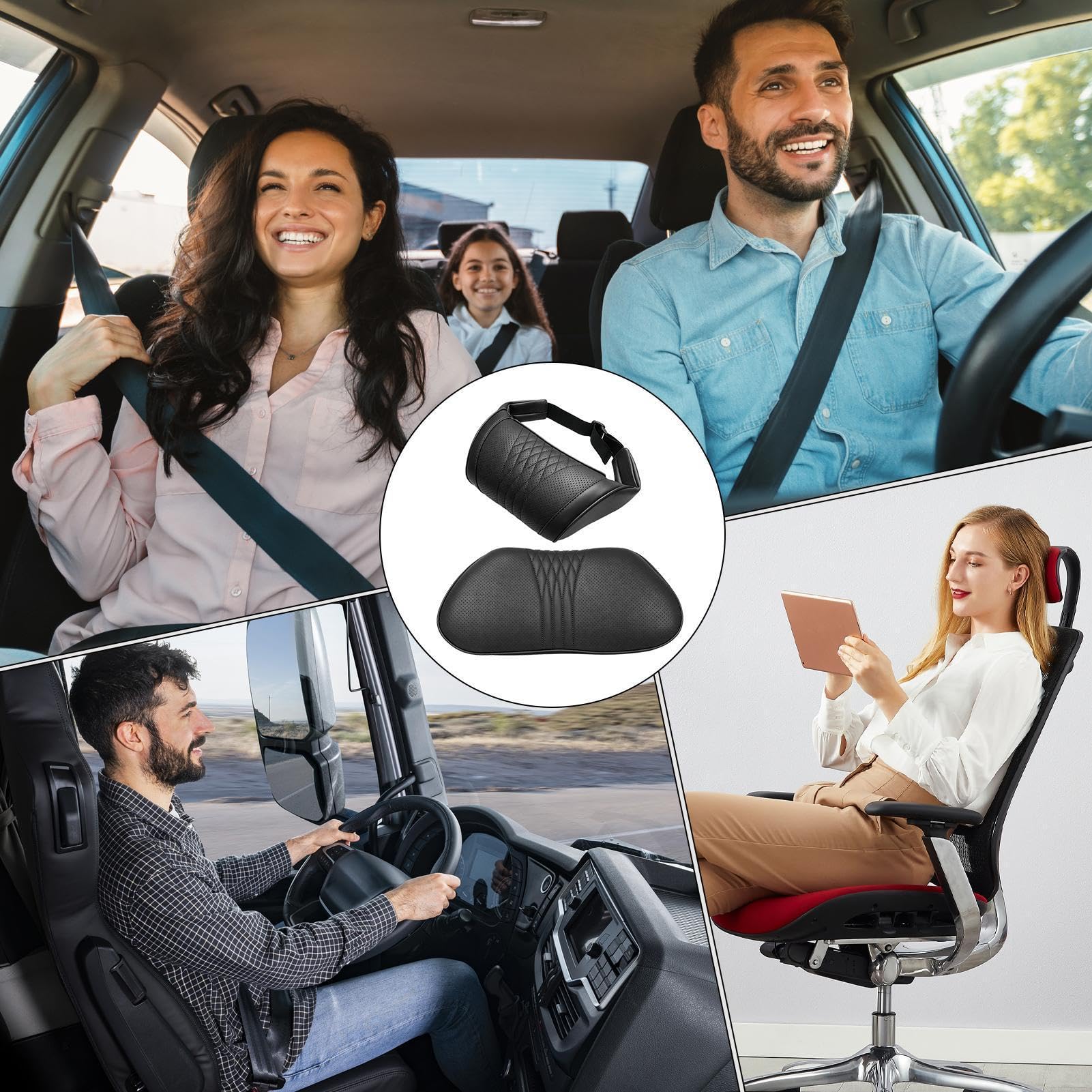 Cuscino Cervicale Per Sedile Auto Cuscino ergonomico universale in schiuma