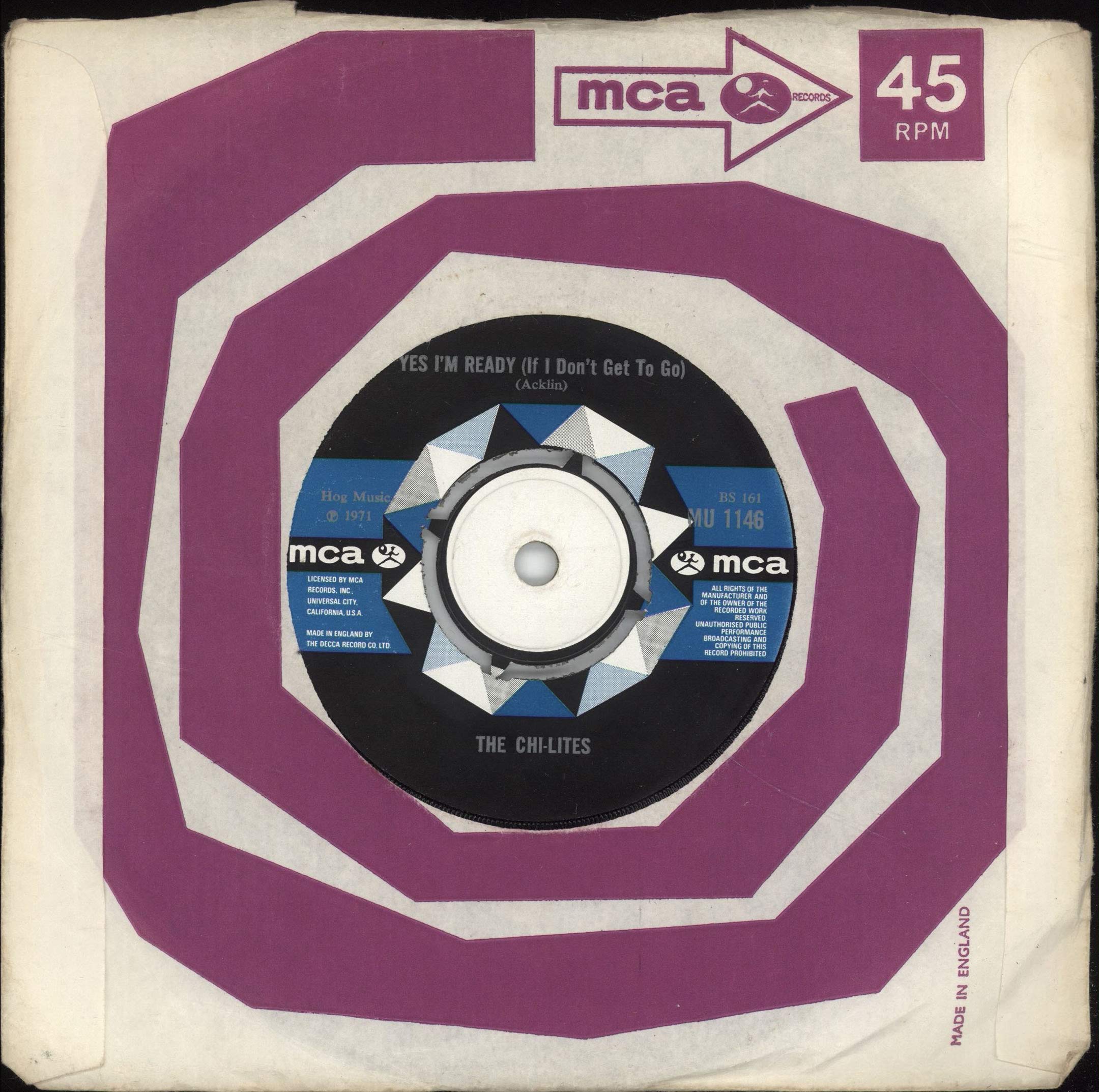 HAVE YOU SEEN HER 7 INCH (7" VINYL 45) UK MCA 1971