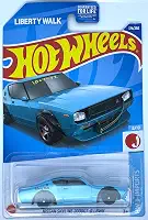 Hot Wheels 2022 - Nissan Skyline 2000GT-R LBWK - Teal - HW J-Imports - 8/10 -Ships Bubble Wrapped in a Box