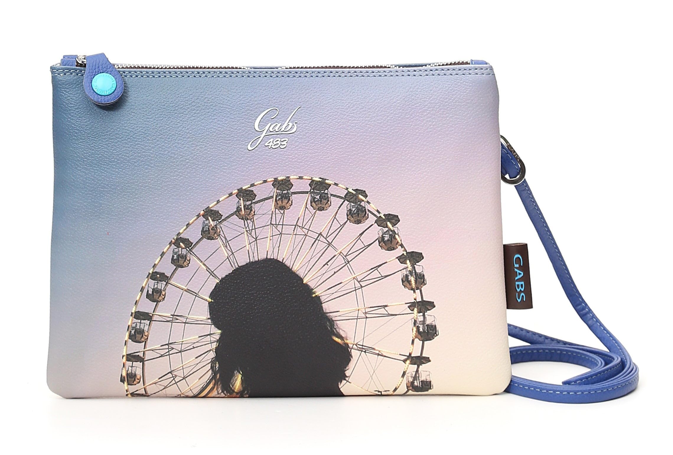 Gabs Borsa tracolla Donna G000040T2 Azzurro beyonce medium ruga fiat  pochette : Amazon.it: Moda