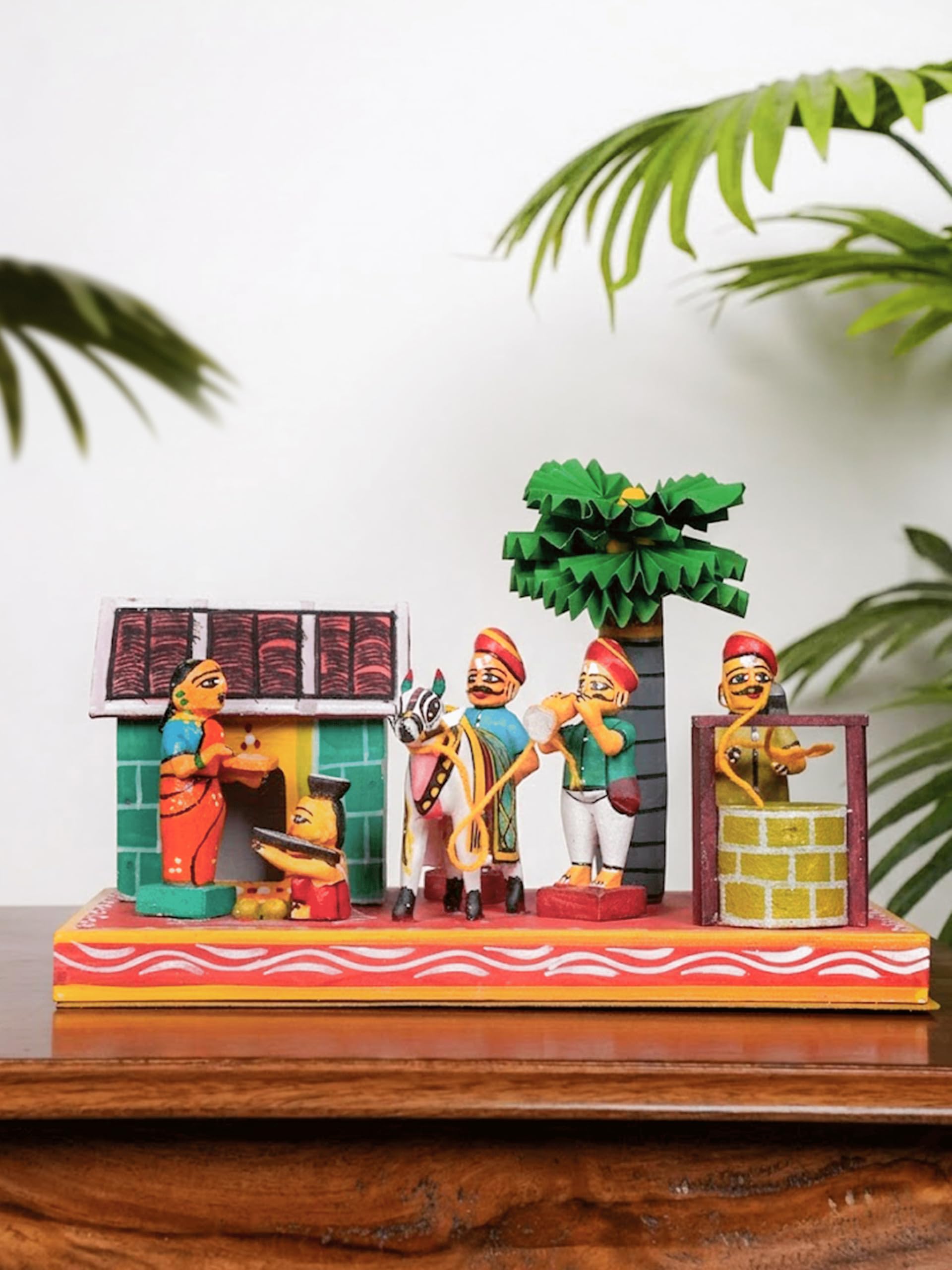 Lepakshi Handicrafts Kondapalli Sankranthi Wooden Toy Set