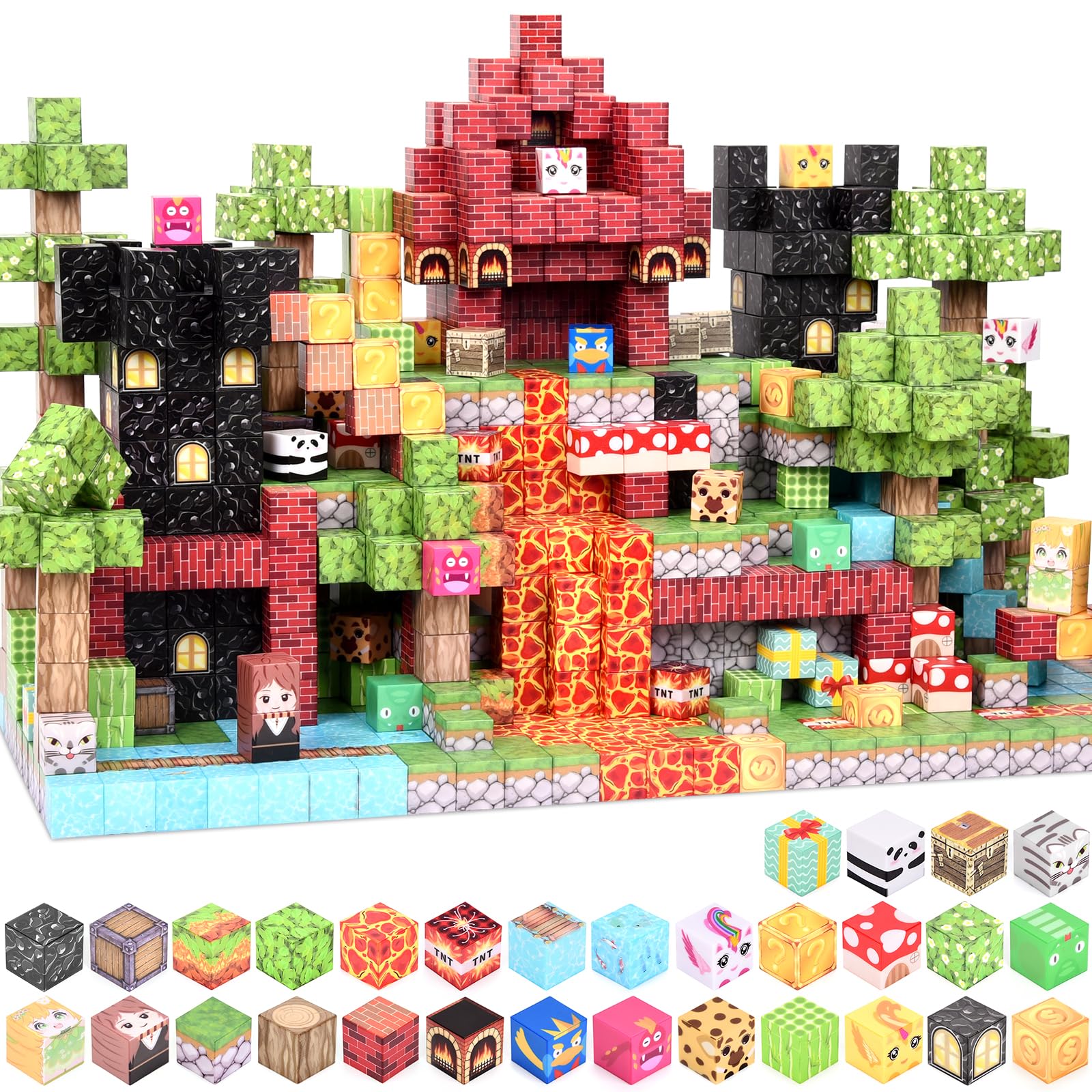YIHANG Magnetic Building Blocks, 160 Pcs Original Toy Set, Learning Educational Construction Toys 3 4 5 6 7 8 9 10 11 12 Years Old for Boys Girls