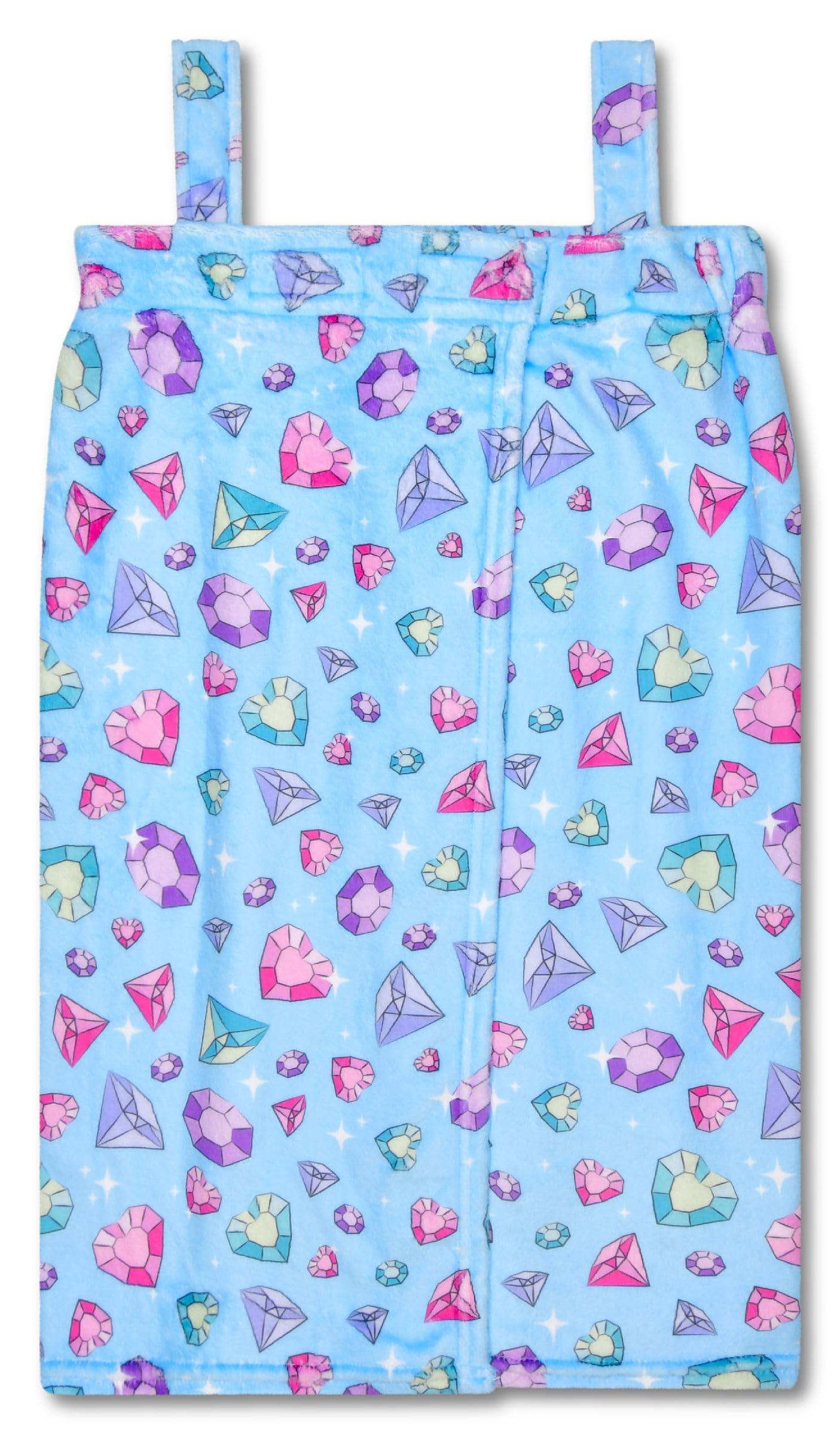 iscream Big Girls' Silky Soft Plush Spa Wrap for Home, Travel, Summer Camp - Flights of Fantasy Collection