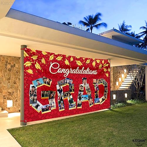 Miniatura 8 de KatchOn, Cartel de fotos de graduación de felicitaciones  72 x 44 pulgadas  Cartel de graduación personalizado 2024  Cartel de fotos de graduación