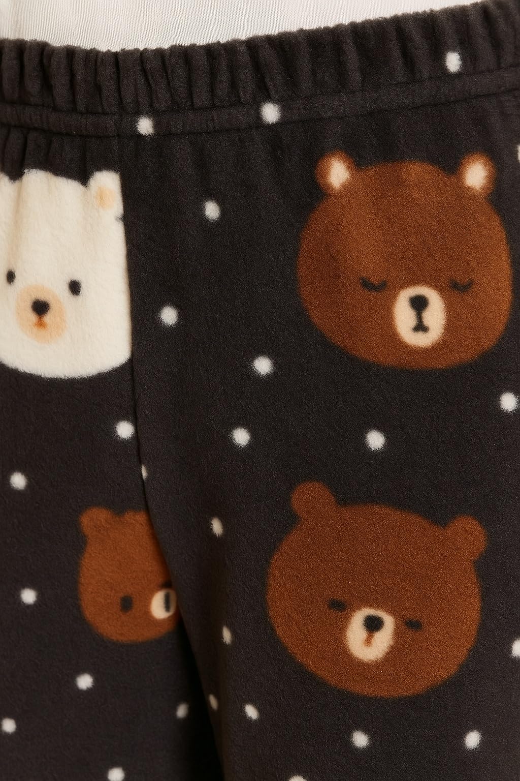 CAMEY Kids Fleece Pajama | Soft Warm Winter Lower for Boys & Girls | Cartoon Print Thermal Jogger Pants | Cozy Nightwear Bottoms (Dark Grey, 15-16Y) - Image 5 thumbnail
