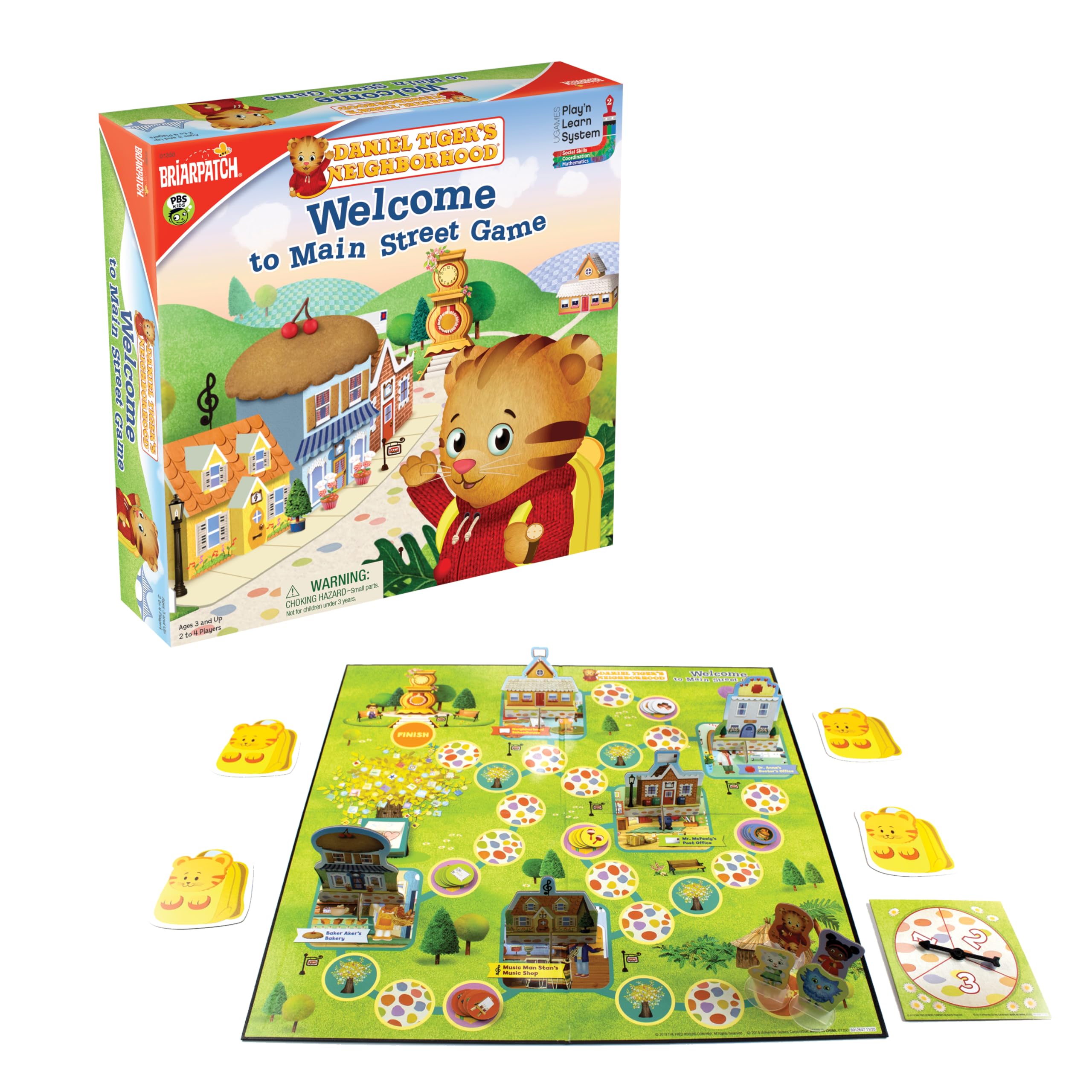 Briarpatch, Daniel Tiger's Neighborhood Welcome to Main Street Game, Based on Mr. Rogers, Preschool Learning For Kids