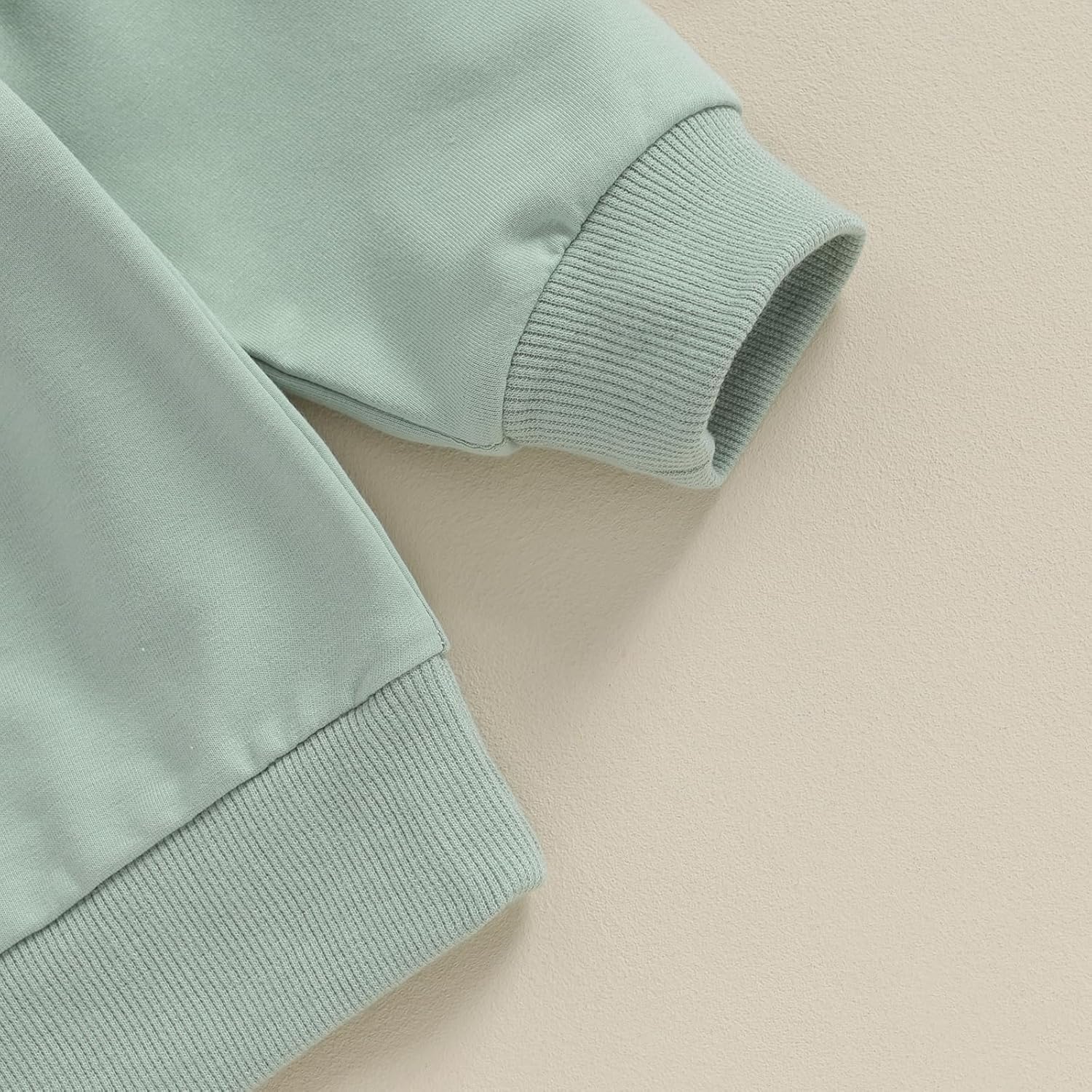 Baby Girl Boy Sweatshirts Toddler Trendy Solid Color Crew Neck Long Sleeve Pullovers Child Loose Top - Image 2