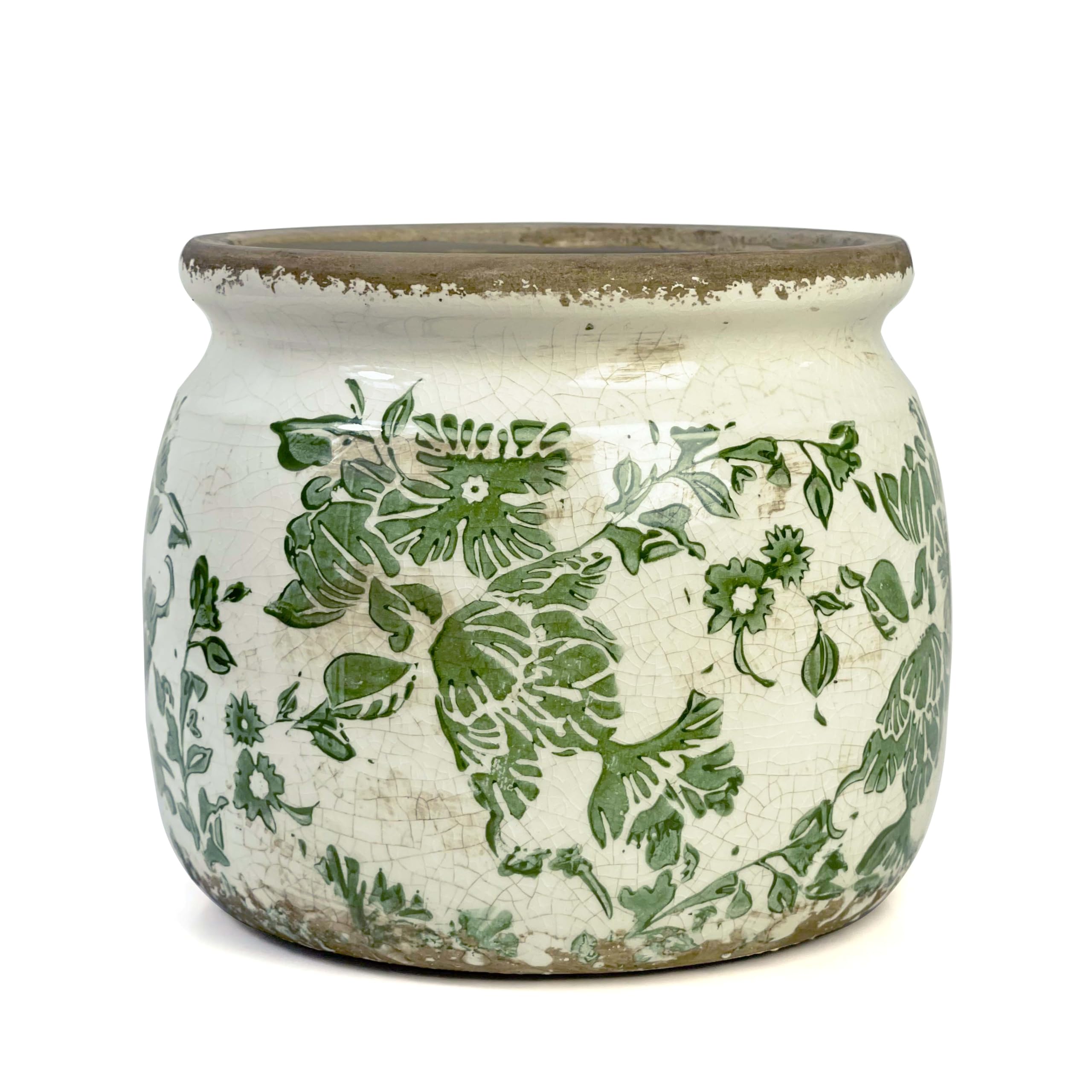 Dosayes Vintage Ceramic Ice Crack Pot