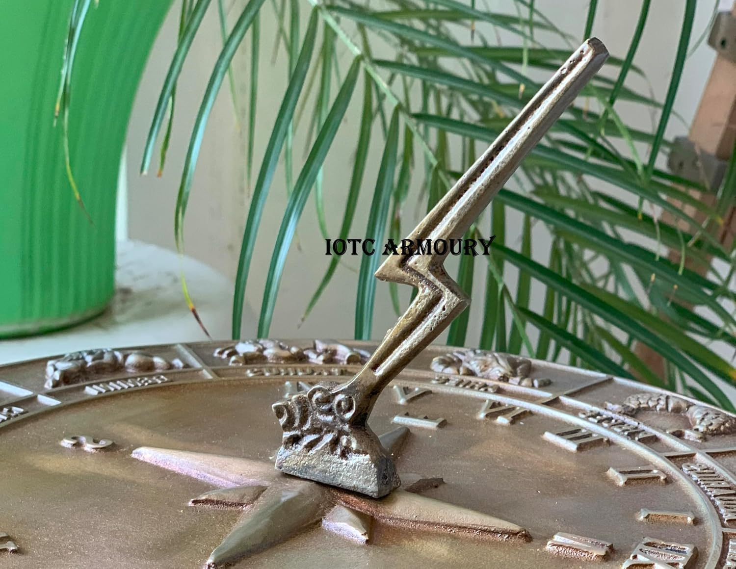 Brass Zodiac Signs Constellations Sundial - 12 inches Dia Beautiful Home & Garden Decor, Birthday & Wedding Gift Idea