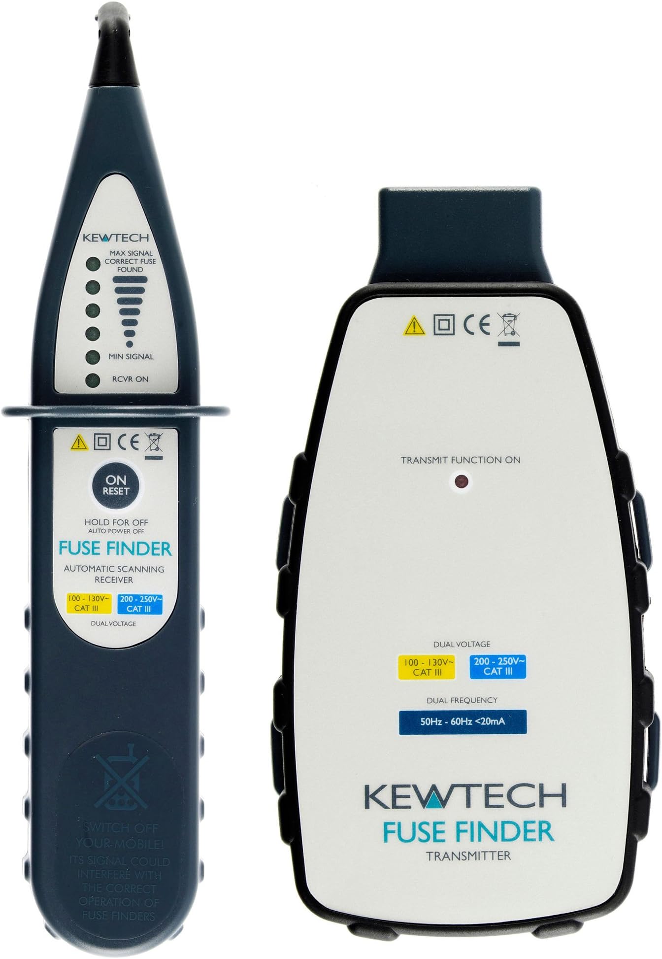 Kewtech - Fuse Finder Kit FFINDER2 - Easily Indentify Which Fuse/MCB Controls Which Circuit