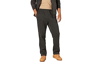Men's Fleece Open Bottom Sweatpants: Essential Comfort for Every Man