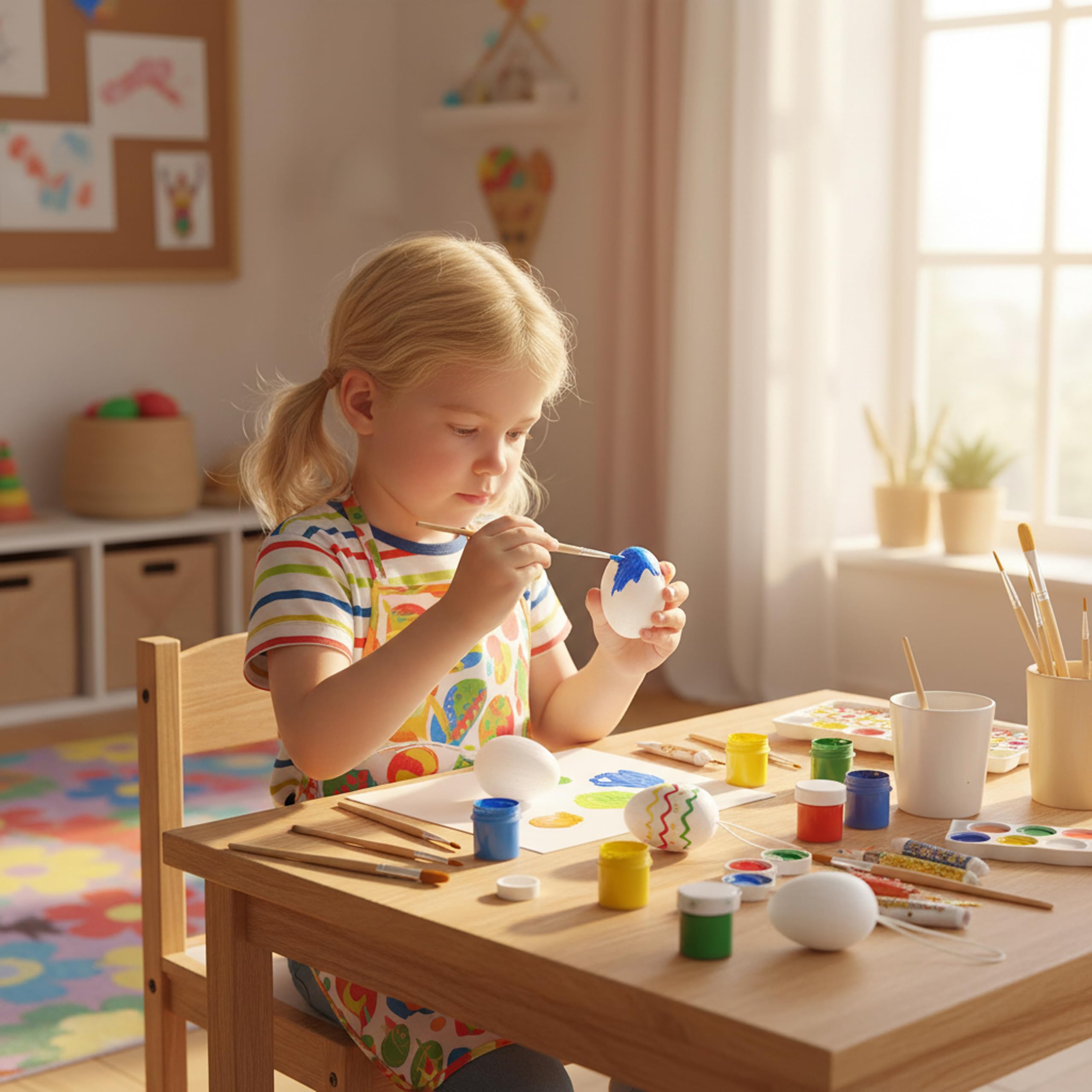 Nordstern Set di 12 uova di Pasqua in carta - Decorazione pasquale bianca da dipingere, creare e appendere - Decorazione primaverile, decorazione pasquale per il nido di Pasqua