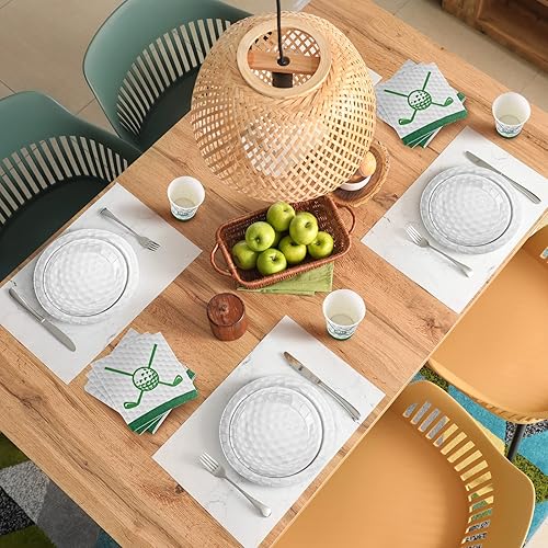 Vista 14 de durony 96 piezas de suministros de fiesta de baloncesto para fiesta de cumpleaños, incluyendo platos de papel, vasos, servilletas para fiesta