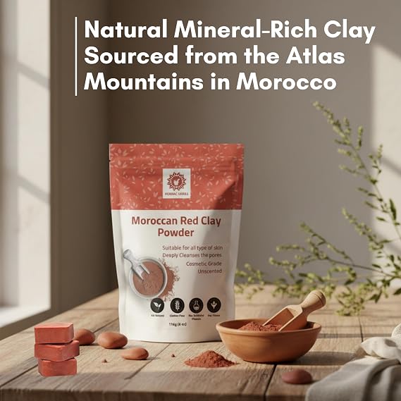 French Pink Clay Powder, 227 g, Clay powder for Face Masks, Soaps