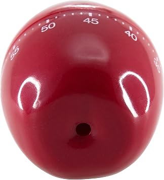 Baumgartens Shaped Timer, 4 Diameter x 4 h, Red Apple