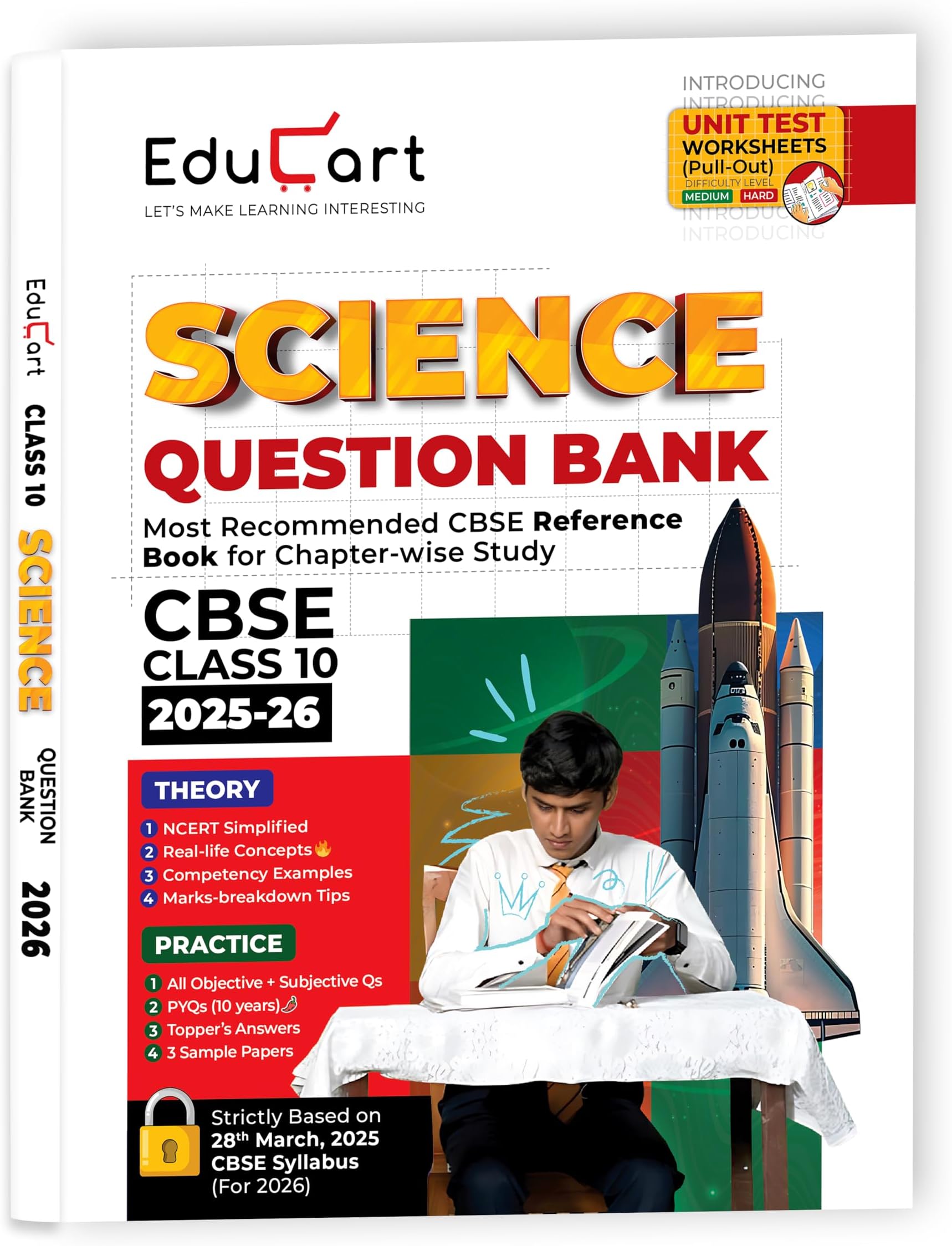 Educart Cbse Question Bank Class 10 Science 2025-26