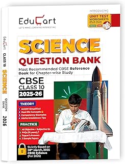 Educart Cbse Question Bank Class 10 Science 2025-26