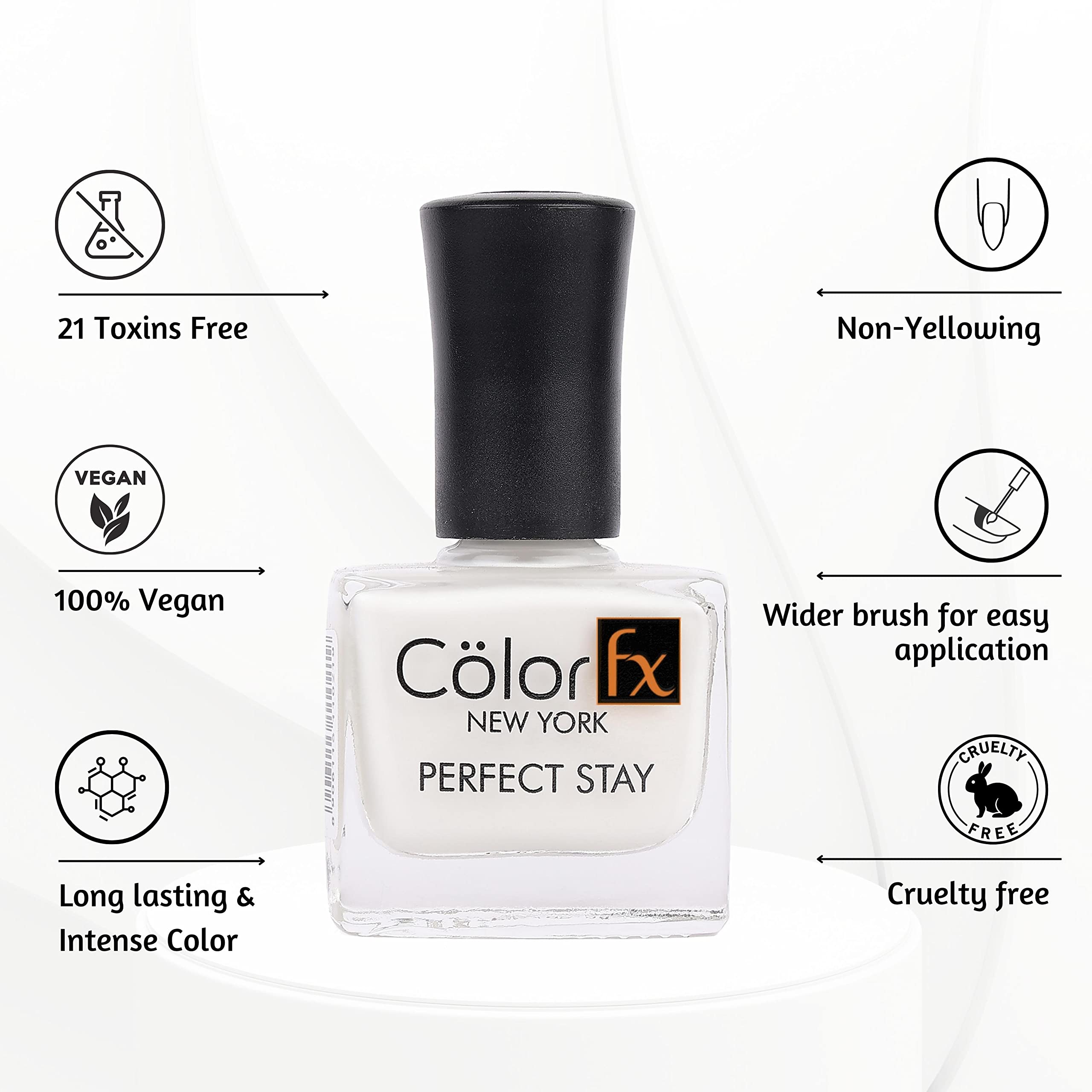 Color Fx Perfect Stay Top Coat Nail Enamel Non Uv Desertcart