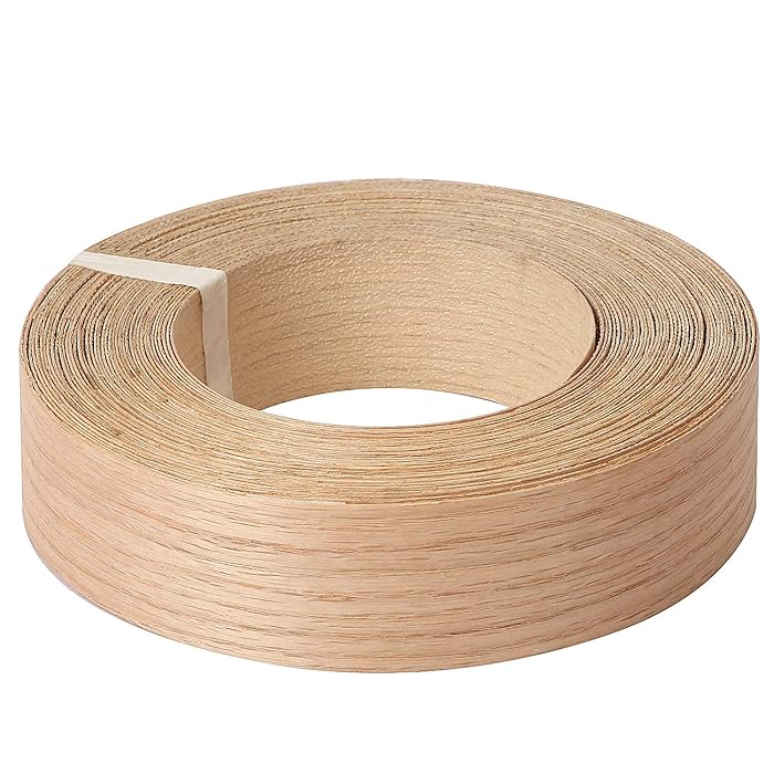 Buy KEILEOHO 2 Inch x 98 Ft Red Oak Wood Veneer Edge Banding, Roll Preglued Extra Long Thick