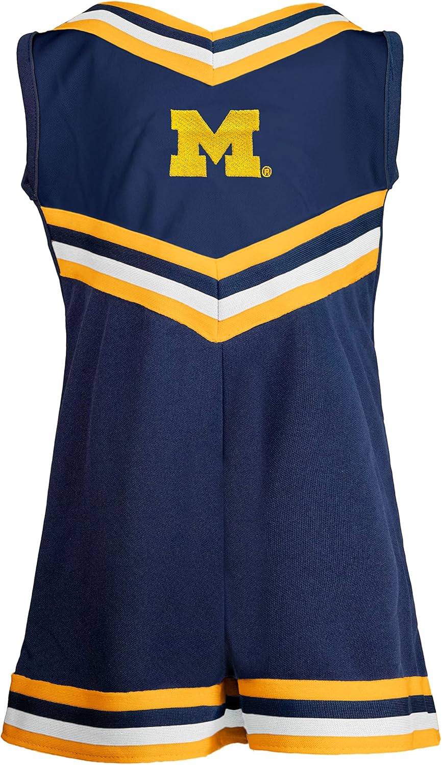 Little King NCAA Toddler/Youth Girls Team Cheer Jumper Dress-Sizes 2T 3T 4T 6 : Sports & Outdoors