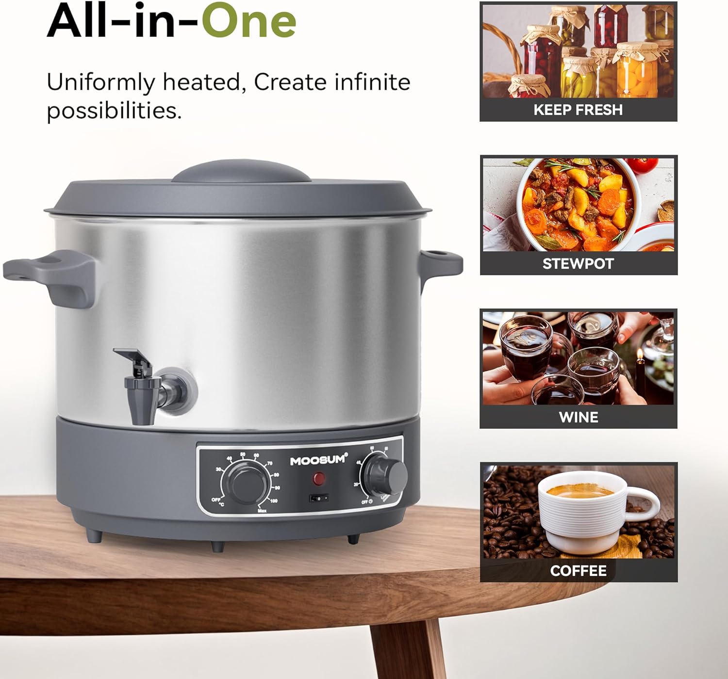 Effortless Home Canning: Review of the 19 QT Electric Automatic Water Bath Canner