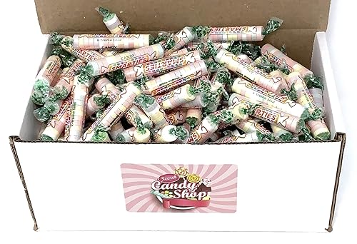 SECRET CANDY SHOP Smarties X-Treme - Rollos de caramelo agrio a granel en caja, 2 libras (envueltos individualmente)