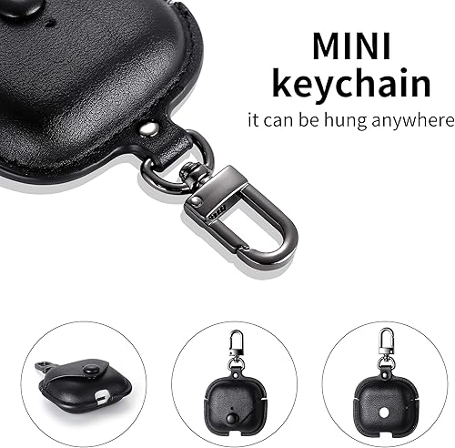 Miniatura 4 de MODOS LOGICOS Funda para Air Pods 3 (2021), funda de cuero con cierre rápido seguro compatible con Apple AirPods 3 generación de funda de carga,