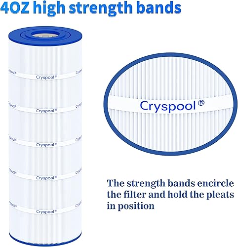 Miniatura 6 de Cryspool Filtro de piscina compatible con C200S, SwimClear C200S, CX200XRE, PA200S, Unicel C-9442, 200 pies cuadrados, 1 paquete