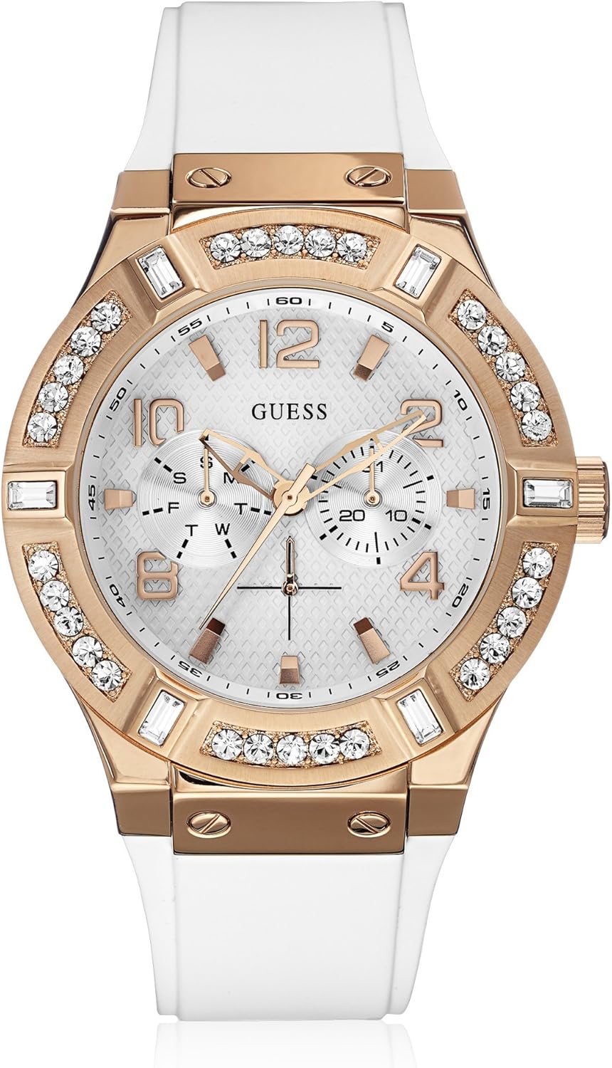 guess white watch