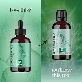 Pure Eucalyptus Essential Oil 4oz Invigorating Home Spa Aromatherapy and Natural Bath Oil - Eucalyptus Oil for Diffuser Dry Scalp Care and DIY Skin Care
